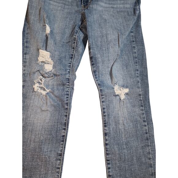 Levi's Skinny Distressed Raw Hem Denim Jeans 711 Size 31 - Picture 3 of 8